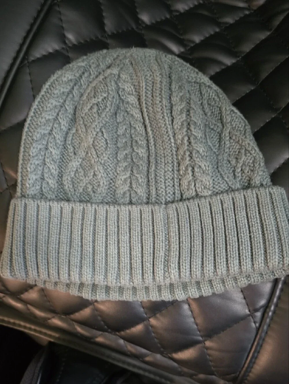 Carhartt Cable Knit Beanie in Sage